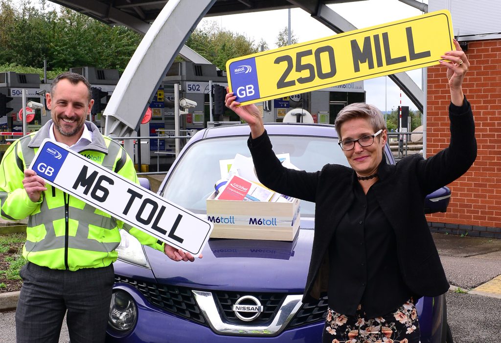 M6toll celebrates 250million journeys